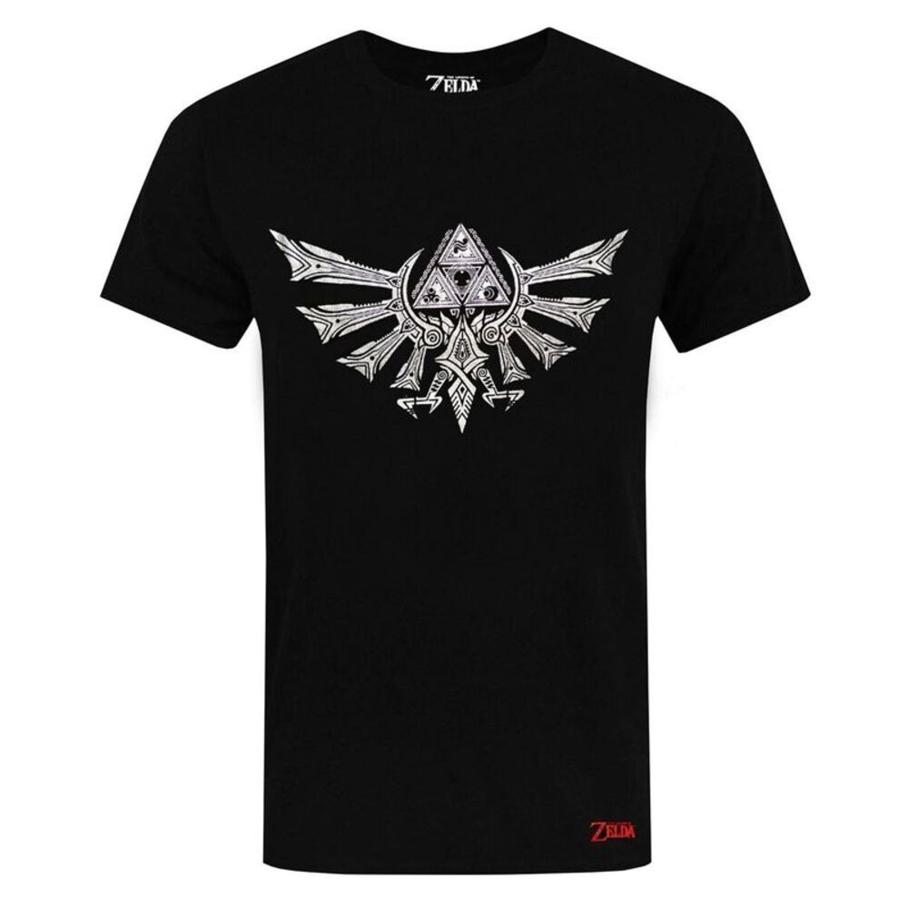 Legend Of Zelda Mens Logo Short-Sleeved T-Shirt / Black